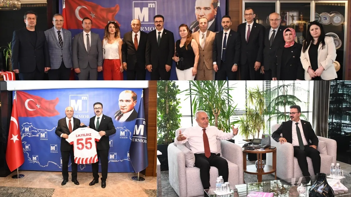 Samsun SMMMO'dan T&Uuml;RMOB'a Ziyaret