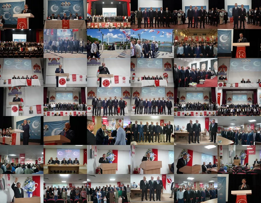 MHP Samsun'da &Ccedil;arşamba, Havza ve Ladik İl&ccedil;e Kongrelerini Tamamladı