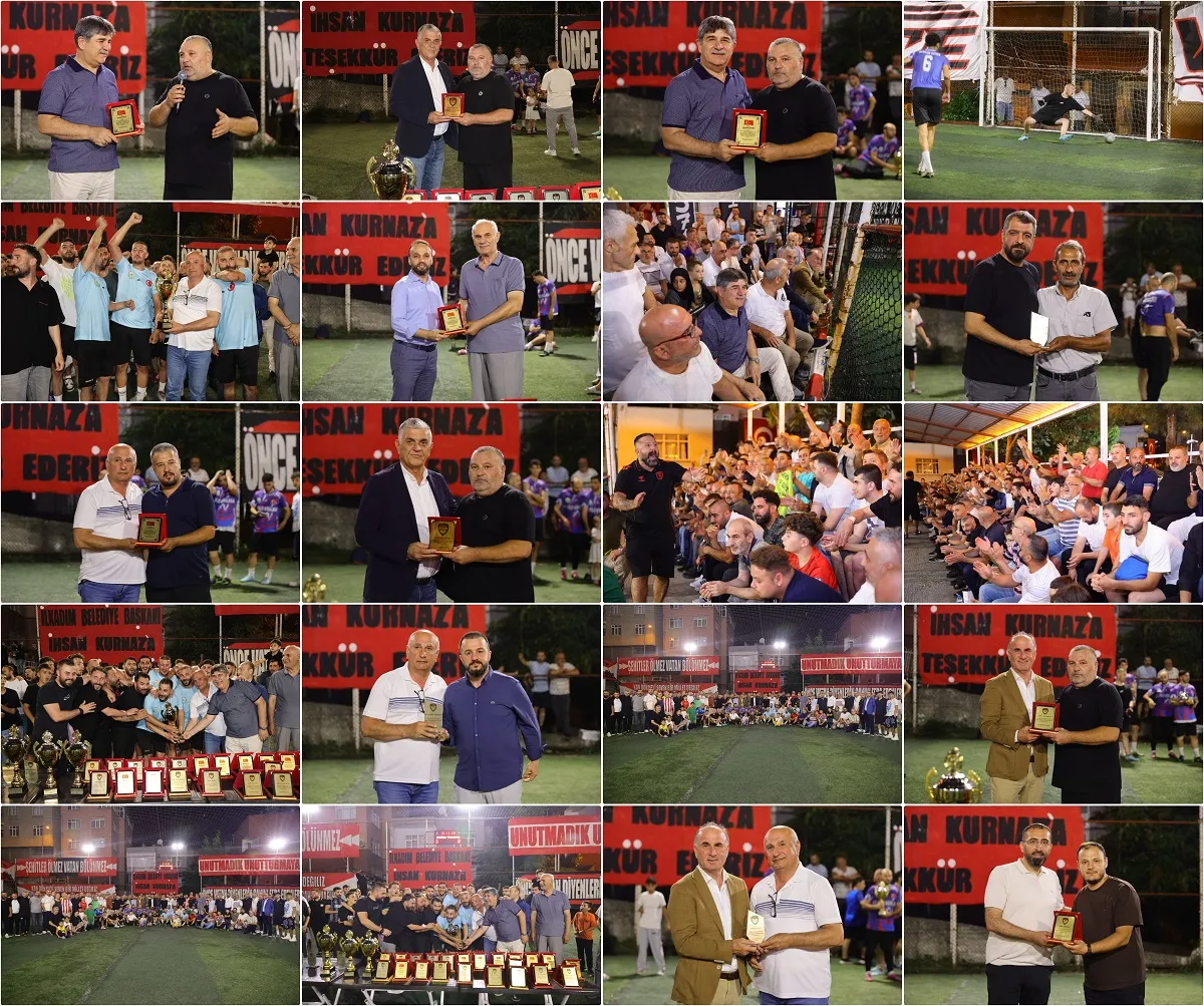 Samsun'da Şehitlere Saygı ve Vefa Futbol Turnuvasına Duygu Dolu Final!