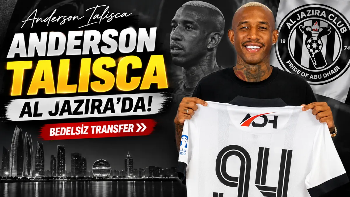 Anderson Talisca Al Jazira’da! Anderson Talisca Al Jazira’da!