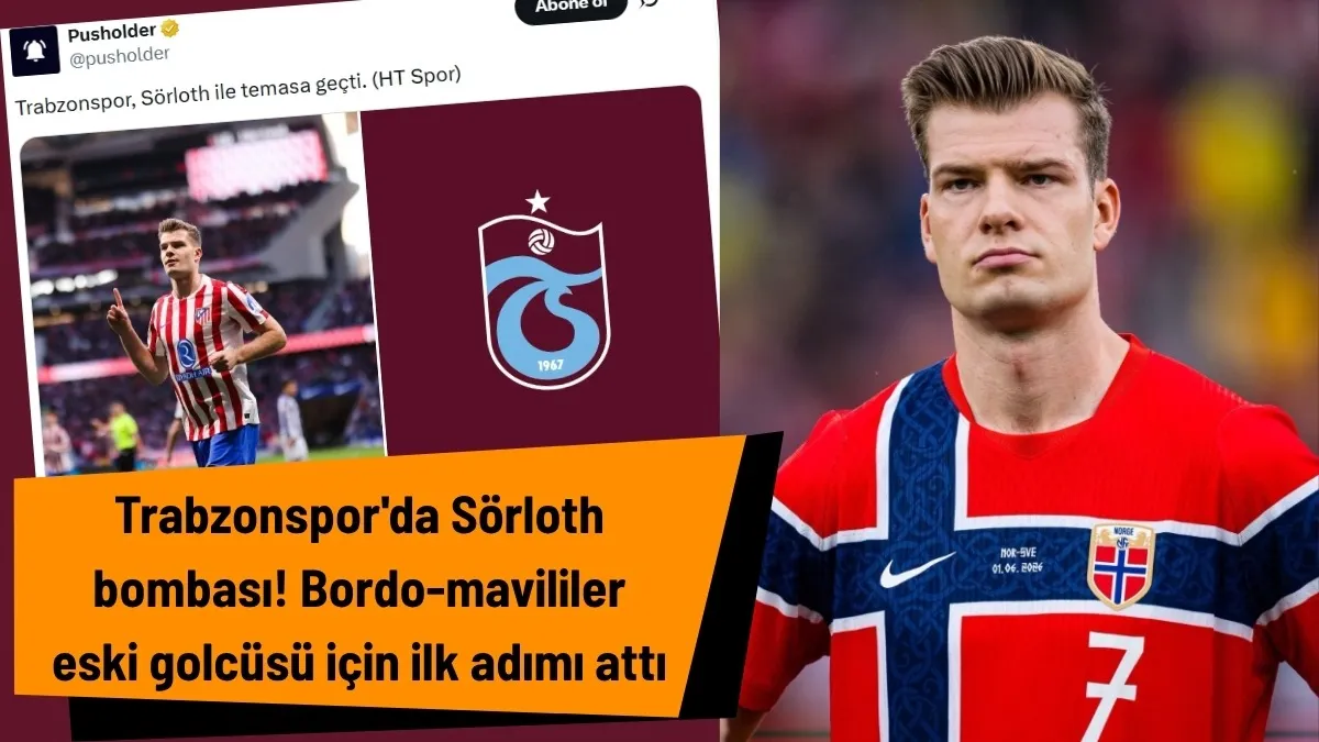Trabzonspor S&ouml;rloth'u geri mi getirmek istiyor? Trabzonspor'dan S&ouml;rloth girişimi