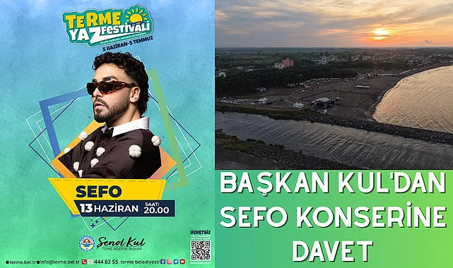Başkan Kul'dan Sefo Konserine davet