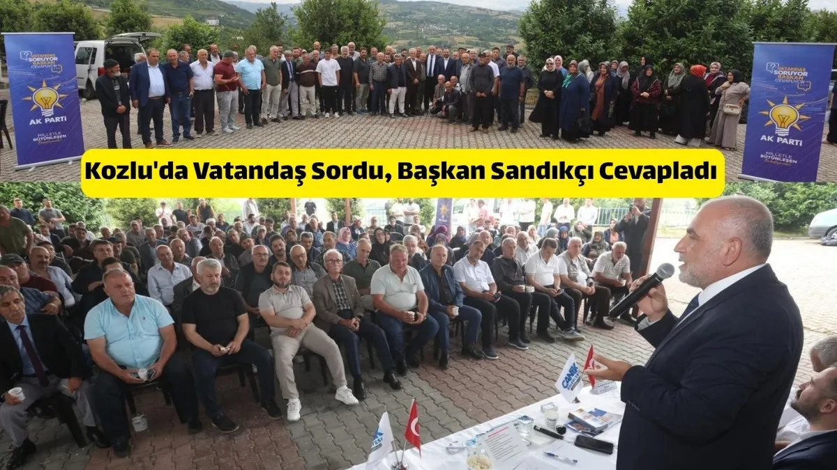 Canik Kozlu'da Vatandaş Sordu, Başkan Sandıkçı Cevapladı