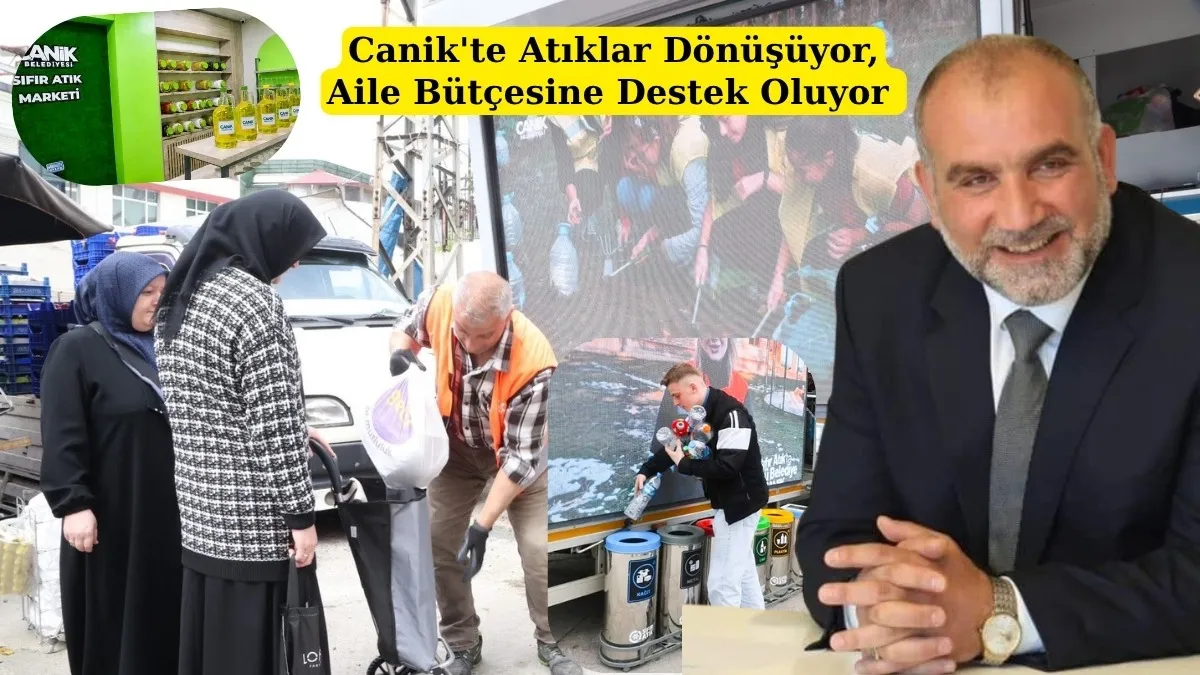 Canik'te Atıklar Dönüşüyor, Aile Bütçesine Destek Oluyor
