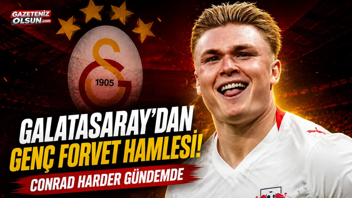 Galatasaray’dan genç golcü hamlesi! Conrad Harder gündemde