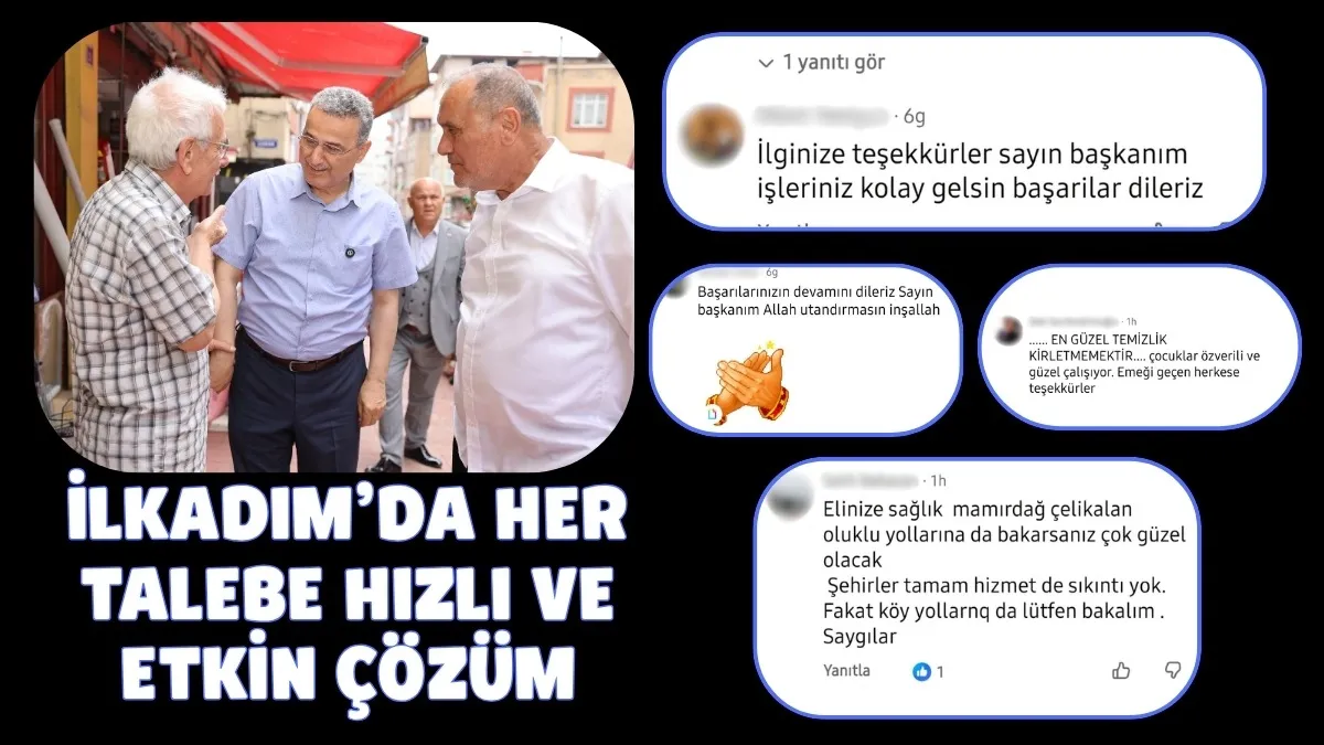İlkadım’da Her Talebe Hızlı ve Etkin Çözüm