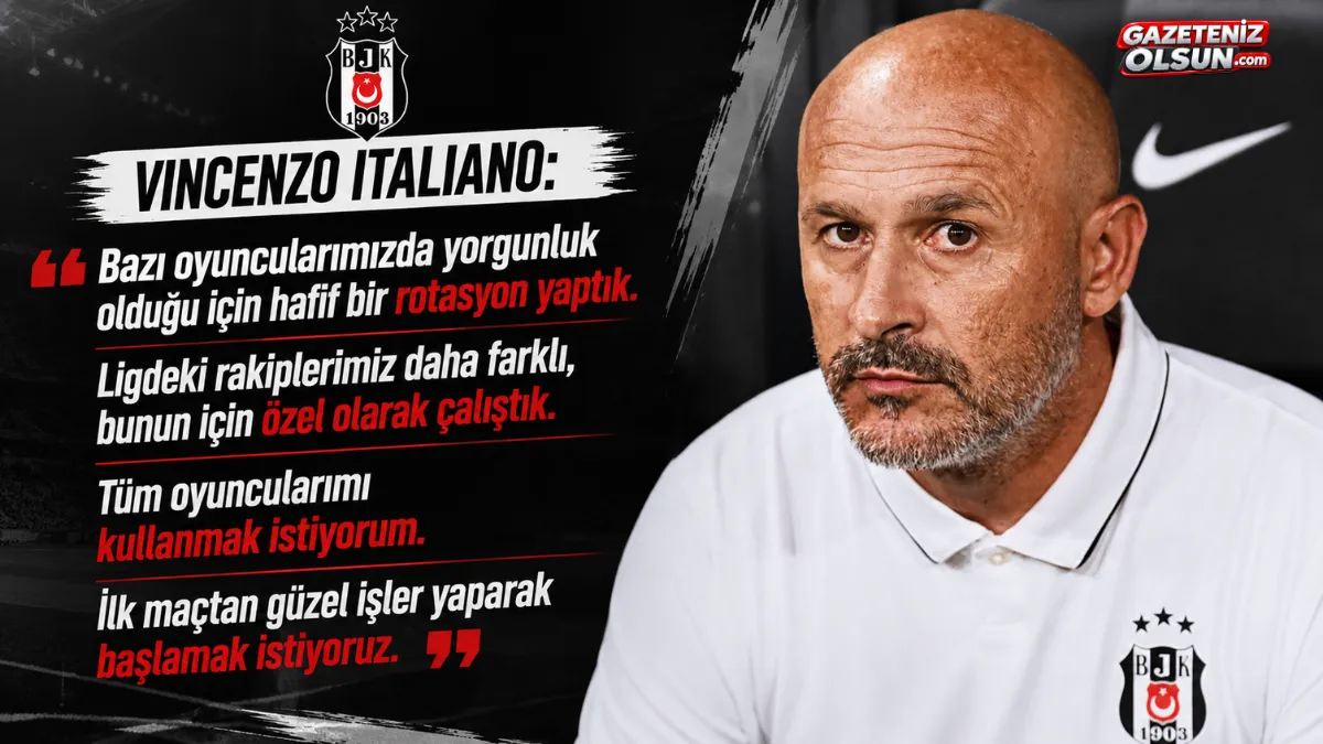 Vincenzo Italiano’dan Eyüpspor maçı öncesi açıklama: İyi bir başlangıç istiyoruz