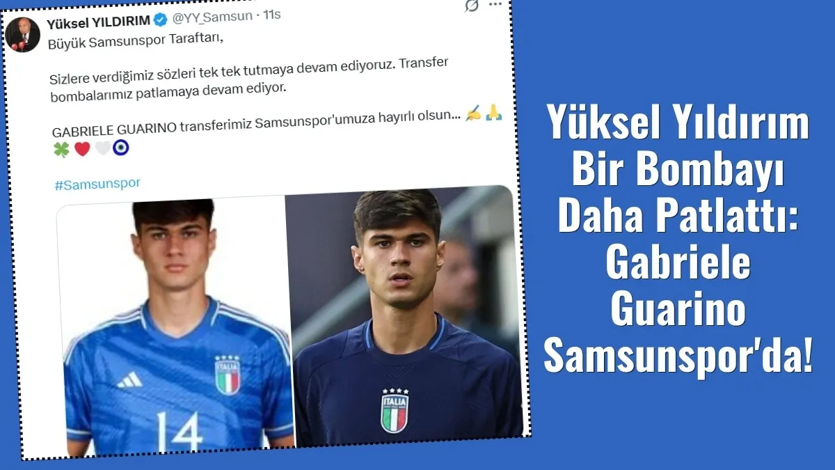 Yüksel Yıldırım Bir Bombayı Daha Patlattı: Gabriele Guarino kimdir?