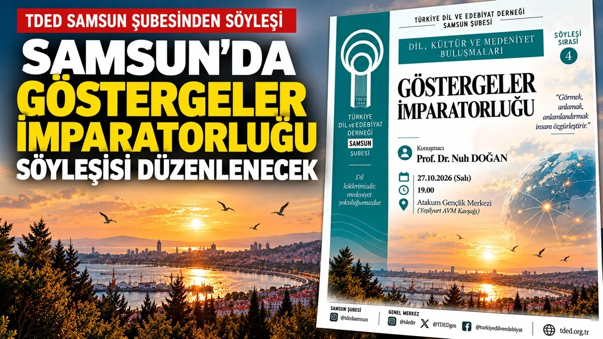 Prof. Dr. Nuh Doğan Samsun’da 'Göstergeler İmparatorluğu'nu Anlatacak
