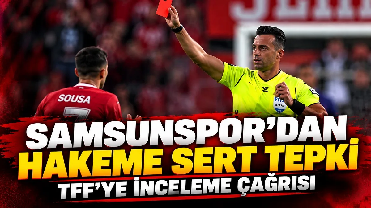 Samsunspor’dan Hakem Kararlarına Sert Tepki: Dün Gece Futbol Adına Kara Bir Gece Yaşandı