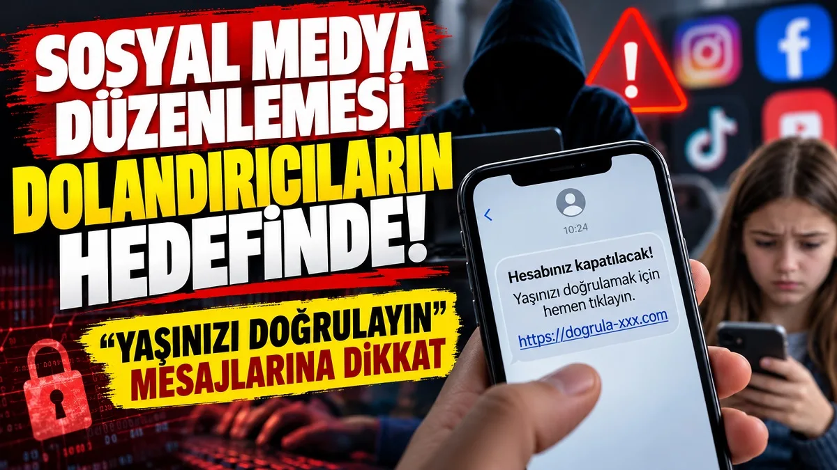 Sosyal Medyada Yeni Dolandırıcılık Tuzağı: Yaşınızı Doğrulayın Mesajlarına Kanmayın!
