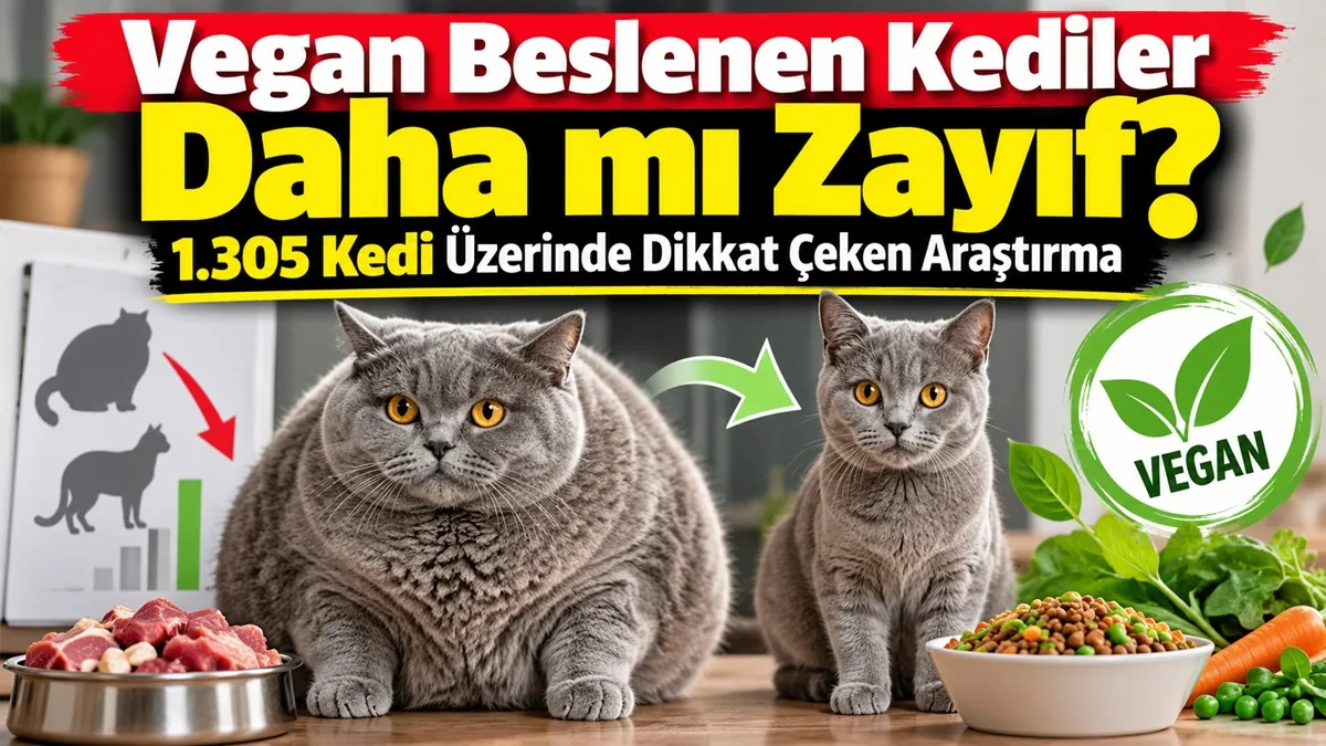 Kedilerde Diyet Tartışması, Fazla Kilo Kedilerde Hangi Sağlık Sorunlarına Yol Açıyor? Vegan Beslenen Kediler Daha mı Zayıf?